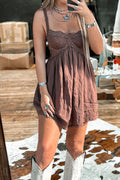 Vintage Lace Suspender Dress