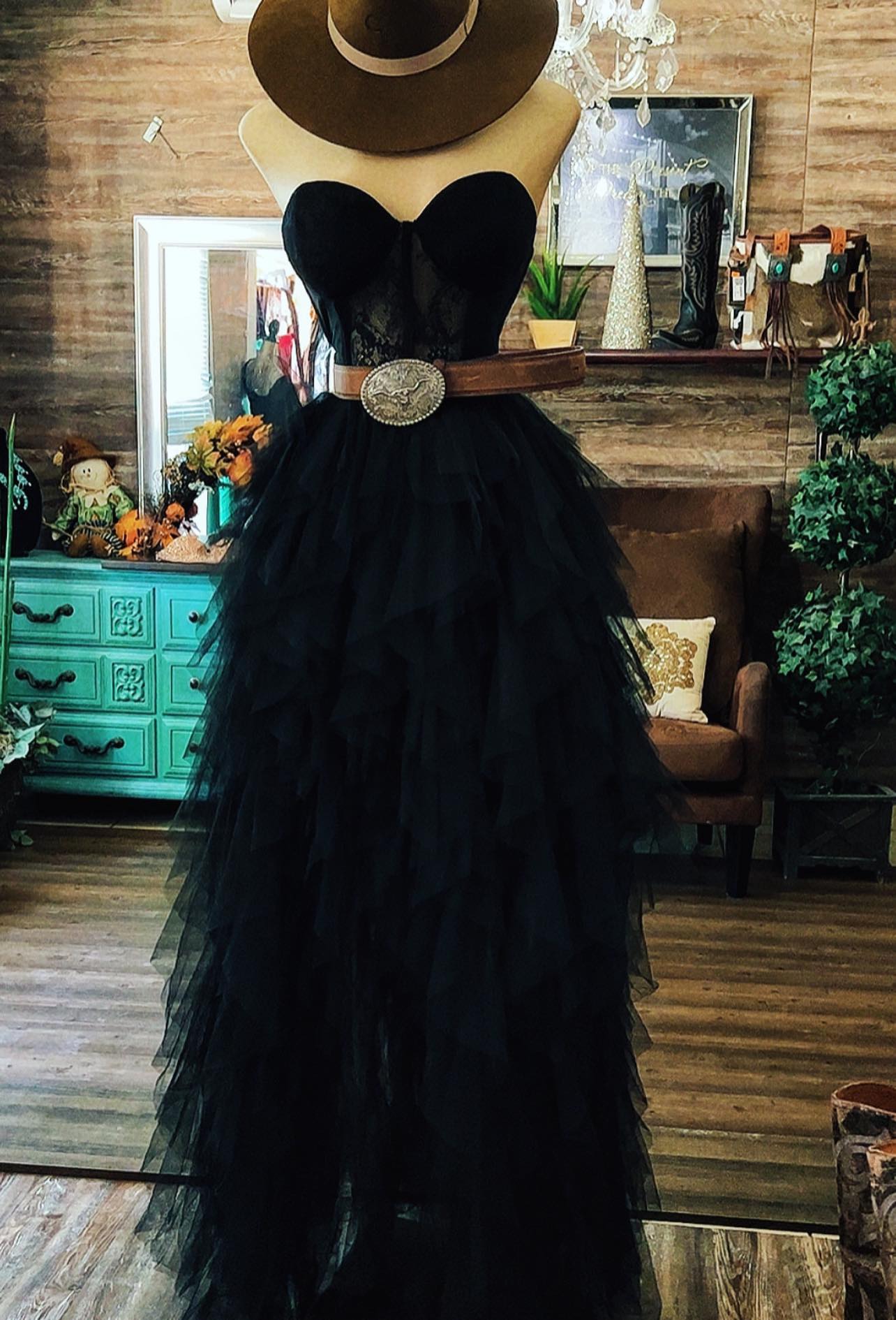 Western New Arrivals Tulle Corset Dress