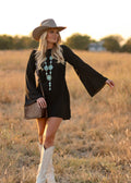THE VERLEY DRESS-BLACK