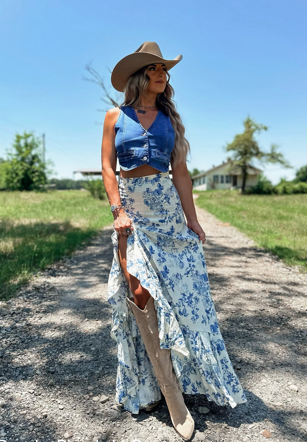 Southern Twine Maxi Skirt