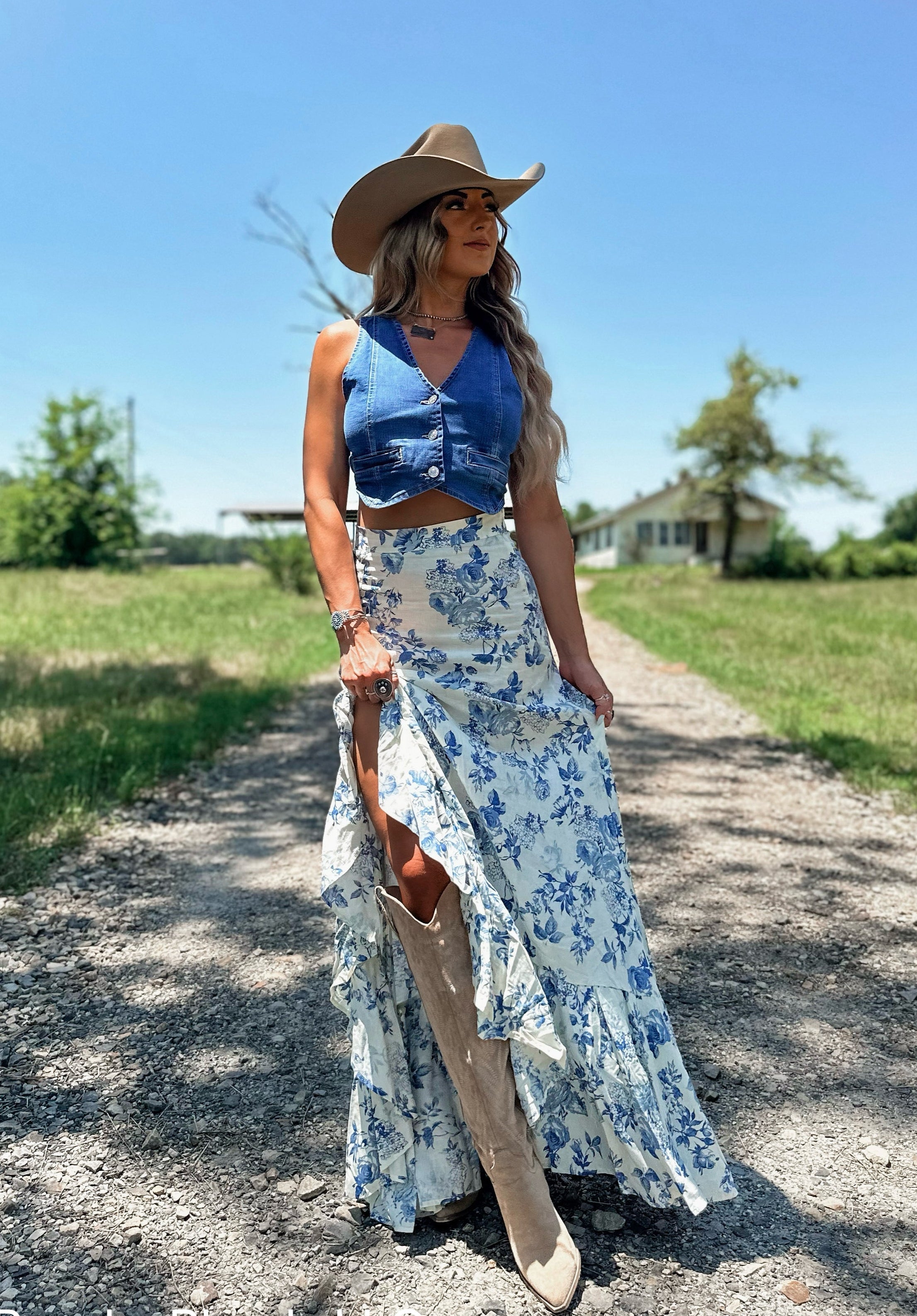 Southern Twine Maxi Skirt